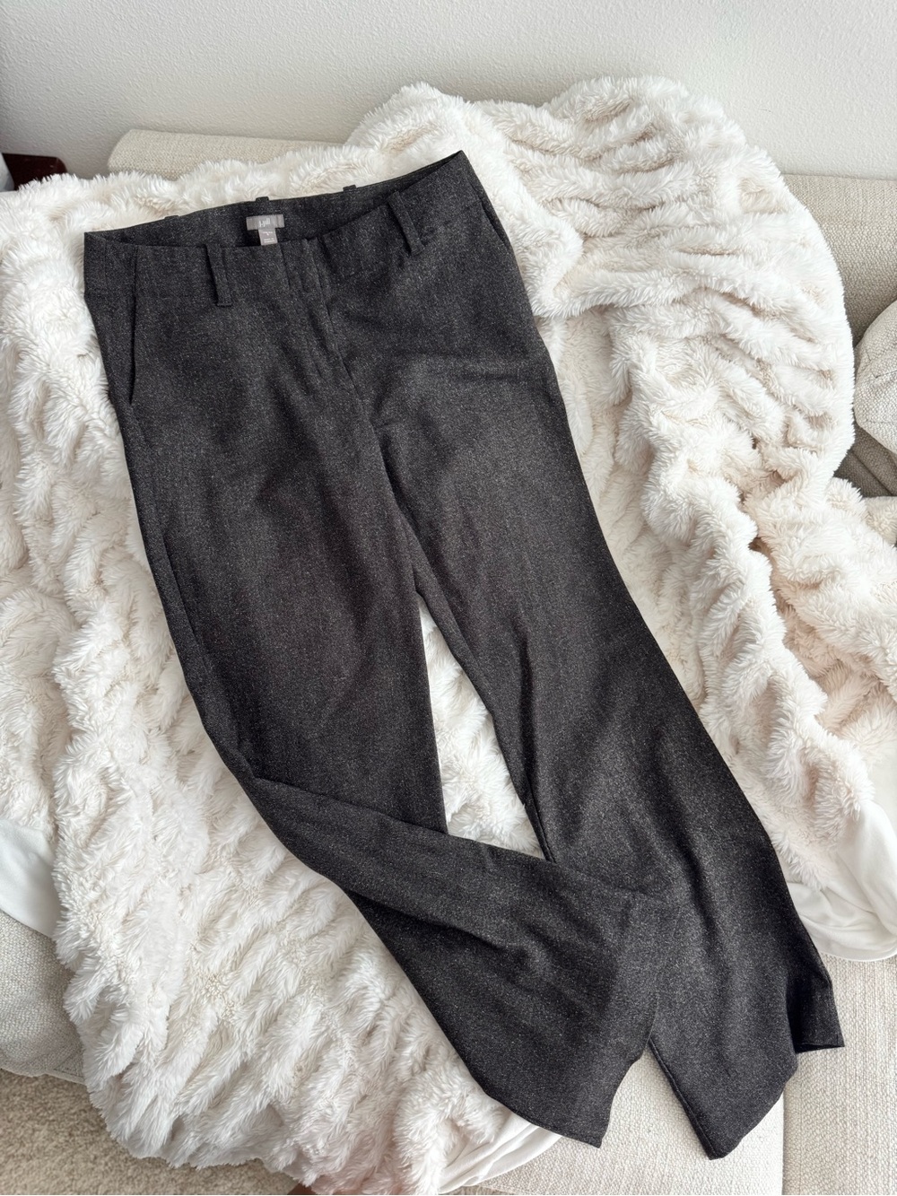 J. Jill Womens Dress Pants in Charcoal Freckled Brown
